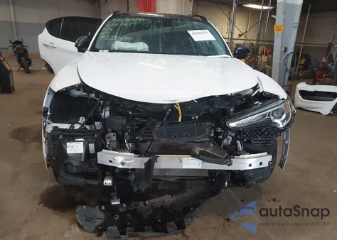 2021 Alfa Romeo Stelvio Ti Awd из США, поврежденный, VIN ZASPAKBN1M7D10288